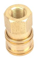 Forney 75127 Quick Coupler, 1/4 in Connection, FNPT, Brass 