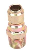 Forney 75136 Plug, 3/8 in Connection, Quick Connect Plug x MNPT, Steel 