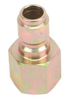 Forney 75137 Plug, 3/8 in Connection, Quick Connect Plug x FNPT, Steel 