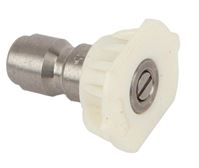 Forney 75156 Washing Nozzle, 40 deg Angle, 1/4 in Nozzle, Stainless Steel 