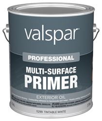 Valspar Professional 11299 Series 045.0011299.007 Multi-Surface Primer, Tintable White, 1 gal