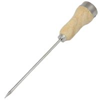 WH Bagshaw 90120 Professional Ice Pick with Ice Crusher, Carbon Steel Blade, Hardwood Handle 