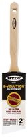 Hyde 47325 Paint Brush, Oval Brush, 2 in L Bristle, Polyester Bristle, 6/PK 