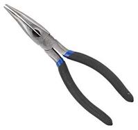 Vulcan PC974-02 Bent Nose Plier, 8 in OAL, 1.6 mm Cutting Capacity, 5.2 cm Jaw Opening, Black Handle, 7/8 in W Jaw 