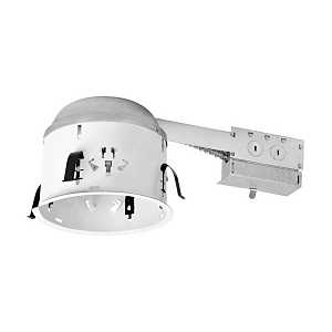 Halo H27RT Recessed Housing, 6-1/4 in Ceiling Opening, Recessed Mounting, Steel, White 