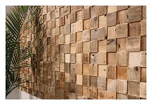 TIMBERWALL Reclaimed Series TWRECUB Wall Plank, 19-3/4 in L, 8-1/2 in W, 8.2 sq-ft Coverage Area, Spruce/Pine/Fir Wood - VORG5440045