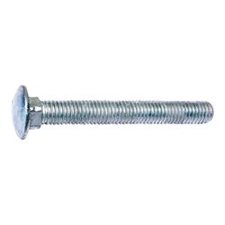 MIDWEST FASTENER 05506 Carriage Bolt, 3/8-16 in Thread, NC Thread, 3-1/2 in OAL, 2 Grade 