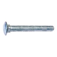 MIDWEST FASTENER 05506 Carriage Bolt, 3/8-16 in Thread, NC Thread, 3-1/2 in OAL, 2 Grade 