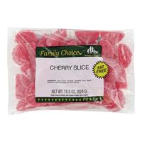 Family Choice 1108 Candy, Cherry Flavor, 14 oz, Pack of 12 