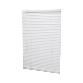 Simple Spaces PVCMB-3A Blind, 64 in L, 27 in W, Vinyl, White