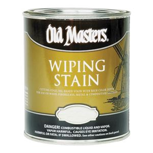 Old Masters 13016 Wiping Stain, American Walnut, Liquid, 0.5 pt, Can