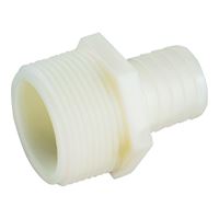 Anderson Metals 53701-0612 Adapter, 3/8 in, Barb, 3/4 in, MIP, 150 psi Pressure, Nylon, Pack of 10 