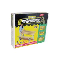 2x4basics 90110 Comfortable Sturdy Flip Top Bench Table, Wood 
