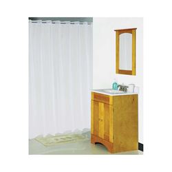 Simple Spaces XG-02-FS Hookless Shower Curtain, Vinyl 