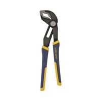 Irwin 4935351 Groove Lock Plier, 6 in OAL, 1-1/8 in Jaw Opening, Blue/Yellow Handle, Cushion-Grip Handle, 1-1/4 in L Jaw 