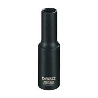 DeWALT IMPACT READY DW22922 Impact Socket, 7/8 in Socket, 1/2 in Drive, Square Drive, 6-Point, Steel, Black Phosphate 