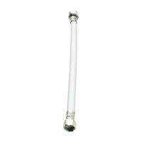 Plumb Pak EZ Series PP23846 Sink Supply Tube, 3/8 in Inlet, Fine Thread Flare Inlet, 1/2 in Outlet, FIP Outlet, 30 in L 
