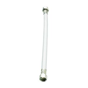 Plumb Pak EZ Series PP23848 Sink Supply Tube, 1/2 in Inlet, Flare Inlet, 1/2 in Outlet, FIP Outlet, 20 in L