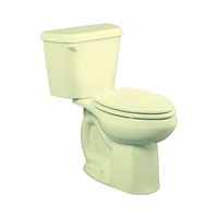 American Standard Colony Series 751AA101.021 ADA Complete Toilet, Elongated Bowl, 1.28 gpf Flush, 12 in Rough-In, Bone 