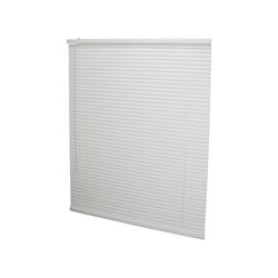 Simple Spaces PVCMB-9A Cordless Mini Blind, 64 in L, 34 in W, Vinyl, White 4 Pack 