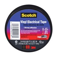 Scotch 4218-BA-40 Electrical Tape, 66 ft L, 3/4 in W, Vinyl Backing, Black 