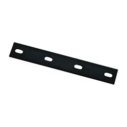 National Hardware N351-456 Mending Plate, 10 in L, 1-1/2 in W, 5/16 Gauge, Steel, Powder-Coated, Carriage Bolt Mounting 