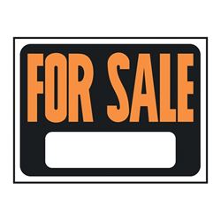 Hy-Ko Hy-Glo Series 3006 Identification Sign, For Sale, Fluorescent Orange Legend, Plastic, Pack of 10 