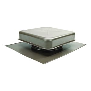 Lomanco LomanCool 600WB Static Roof Vent, 16-5/8 in OAW, 60 sq-in Net Free Ventilating Area, Aluminum, Weathered Bronze 6 Pack