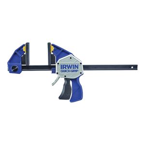 Irwin QUICK-GRIP 1964713/2021418N Bar Clamp/Spreader, 600 lb, 18 in Max Opening Size, 3-5/8 in D Throat