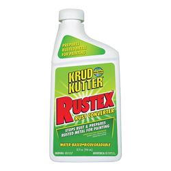 KRUD KUTTER RUSTEX RX326 Corrosion Inhibitor, Liquid, Mild, Light Green, 32 oz, Bottle 