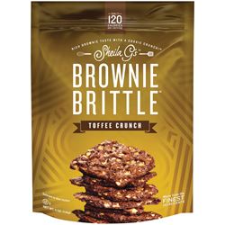 Sheila Gs SG1244 Brownie Brittle, Toffee Crunch Flavor, 5 oz, Pack of 6 