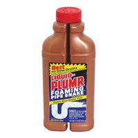 Liquid-Plumr 00216 Clog Remover, Liquid, Pale Yellow, Bleach, 17 oz Bottle 