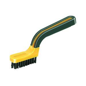 Allway Tools GB Grout Brush, 7 in L Blade, 3/4 in W Blade, Nylon Blade, Soft-Grip Handle