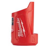 Milwaukee 48-59-1201 Compact Charger and Power Source, 2.1 A Charge, 12 VDC Output, Lithium-Ion Battery, Red 