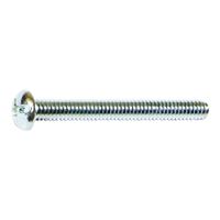 MIDWEST FASTENER 07668 Machine Screw, #8-32 Thread, Coarse Thread, Round Head, Combo Drive, Steel, Zinc 