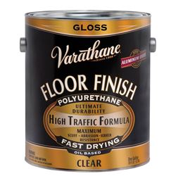 Varathane 130031 Floor Finish Paint, Gloss, Liquid, Crystal Clear, 1 gal, Can, Pack of 2 
