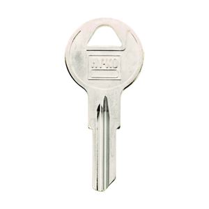 Hy-Ko 11010B5 Key Blank, Brass, Nickel, For: Briggs and Stratton Cabinet, House Locks and Padlocks, Pack of 10