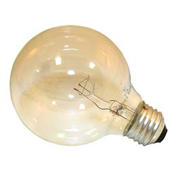 Sylvania 14191 Incandescent Bulb, 40 W, G25 Lamp, Medium E27 Lamp Base, 300 Lumens, 2850 K Color Temp 