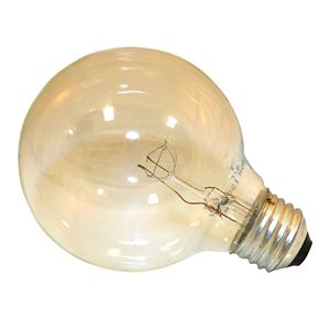 Sylvania 14191 Incandescent Bulb, 40 W, G25 Lamp, Medium E27 Lamp Base, 300 Lumens, 2850 K Color Temp