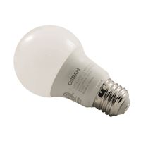 Sylvania 79284 LED Bulb, General Purpose, A19 Lamp, 60 W Equivalent, E26 Lamp Base, Frosted, Bright White Light 