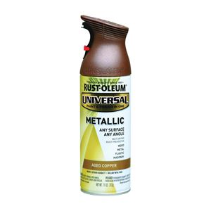 Universal 249132 Metallic Spray Paint, Metallic, Aged Copper, 11 oz, Can