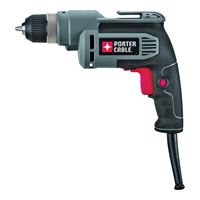 Porter-Cable PC600D Electric Drill, 6.5 A, 3/8 in Chuck, Keyless Chuck, 6 ft L Cord 