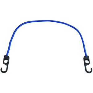 ProSource Stretch Cord, 9 mm Dia, 36 in L, Polypropylene, Blue, Hook End, Pack of 12