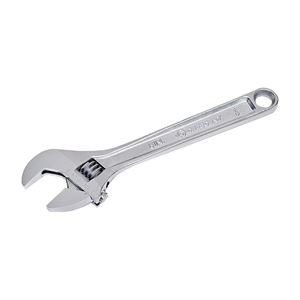 Crescent AC28VS Adjustable Wrench, 8 in OAL, 1-1/8 in Jaw, Steel, Chrome, Non-Cushion Grip Handle