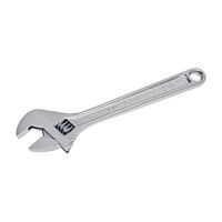 Crescent AC212VS Adjustable Wrench, 12 in OAL, 1-1/2 in Jaw, Steel, Chrome, Non-Cushion Grip Handle 
