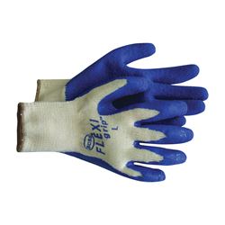 Boss 8426M Protective Gloves, M, Knit Wrist Cuff, Latex Coating, Blue 