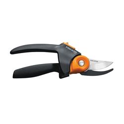 FISKARS 391041-1001 Pruner, 3/4 in Cutting Capacity, Steel Blade, Bypass Blade, Rolling Handle 
