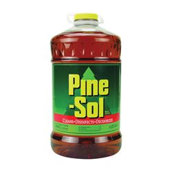 Pine-Sol 42464 Cleaner, 144 oz Bottle, Liquid, Pine, Clear Amber 