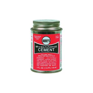 Harvey 018000-24 Solvent Cement, 4 oz Can, Liquid, Milky Clear