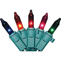 Santas Forest 07520 Light String, 25-Lamp, LED Lamp, Multi-Color Lamp 24 Pack 